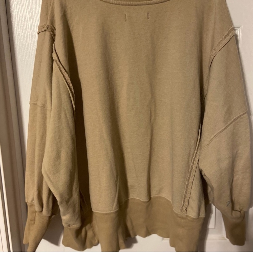 Free People Beige Yellowstone Graphic Long Sleeve Tee - Picture 12 of 14
